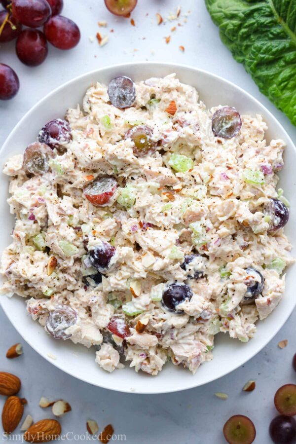 Apple, Grape Chicken Salad - Getufit